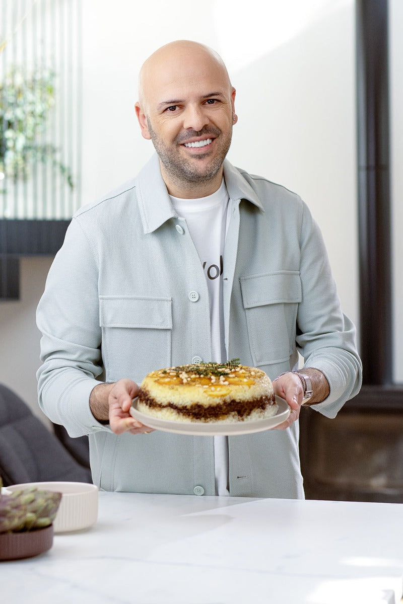 עוגת אורז עם בשר ותפוחי אדמה - רון יוחננוב