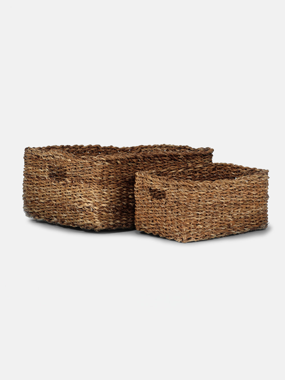 סלסלת אחסון קלועה גדולה Bernie