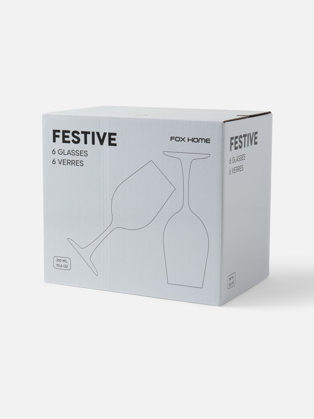 סט 6 כוסות יין Festive