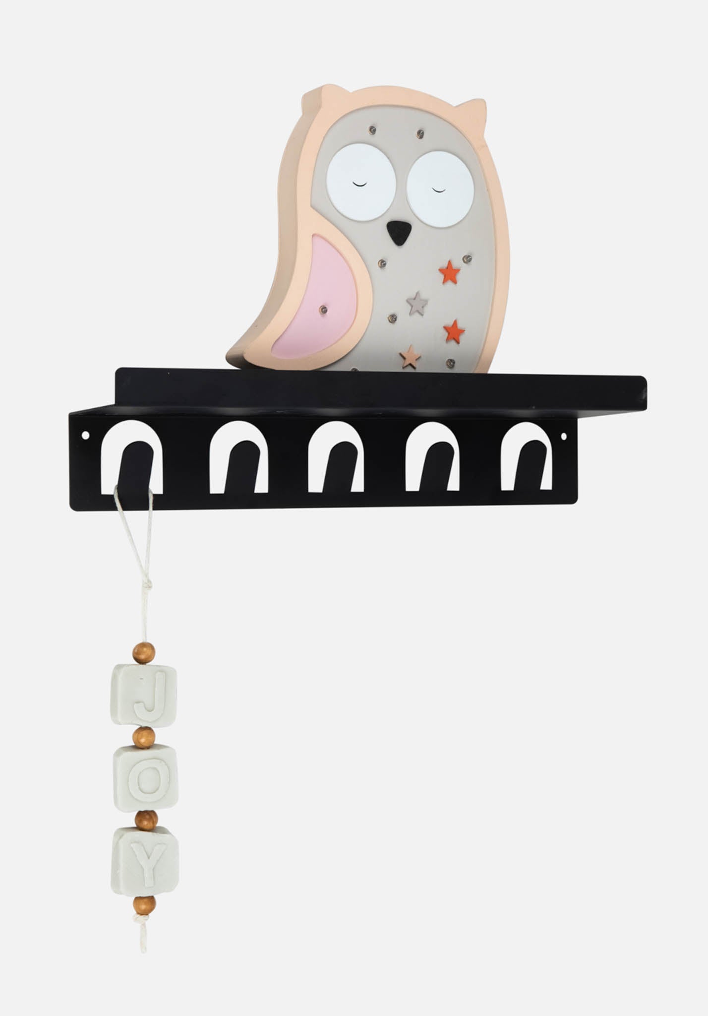 מדף ממתכת Lily - שחור