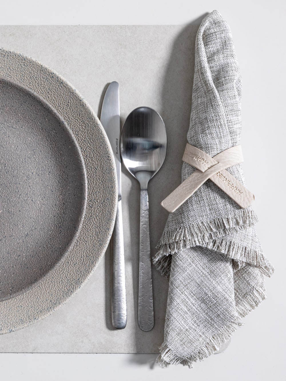 סט 4 מפיות בד Stone