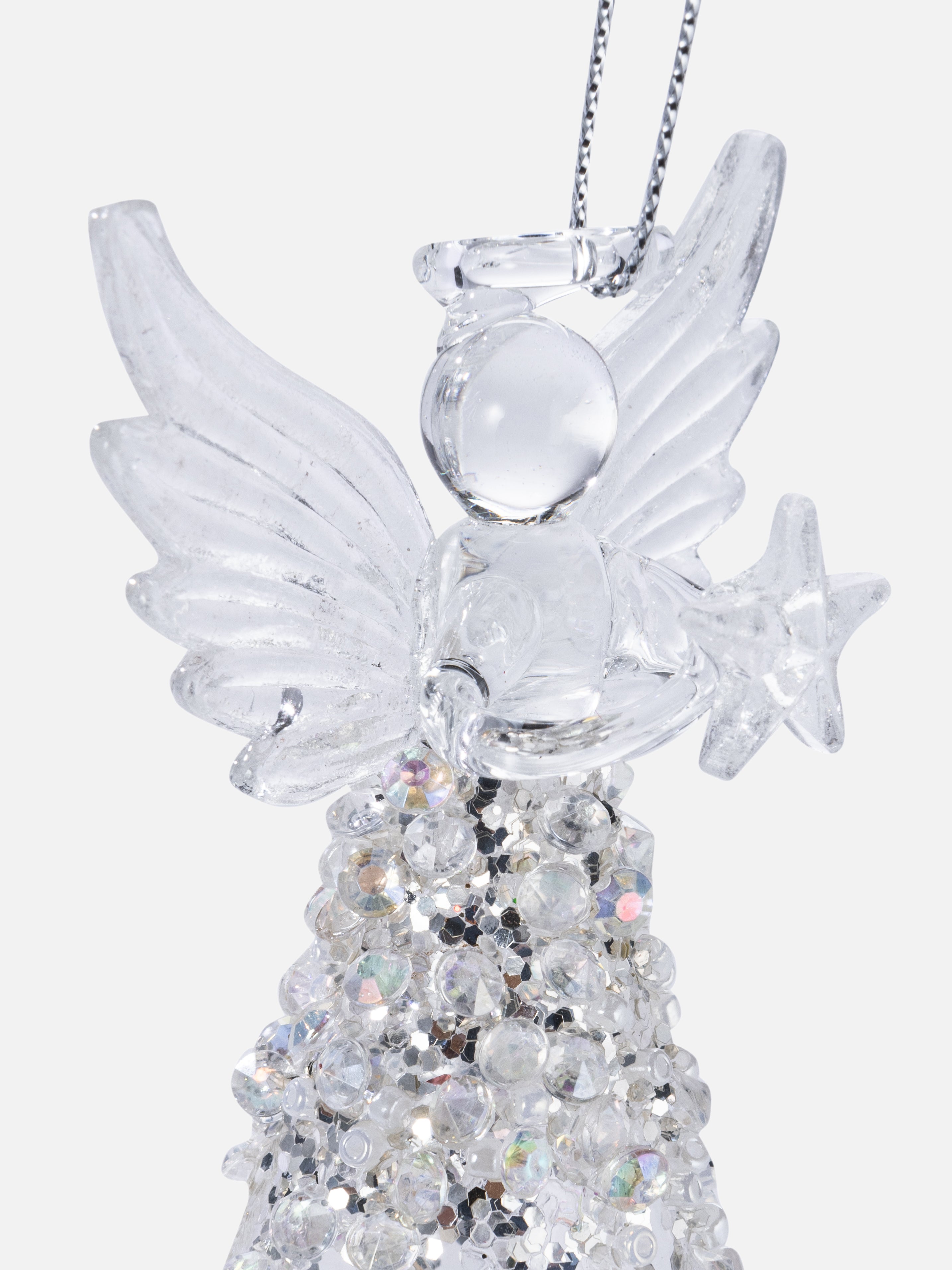 קישוט מלאך שקוף