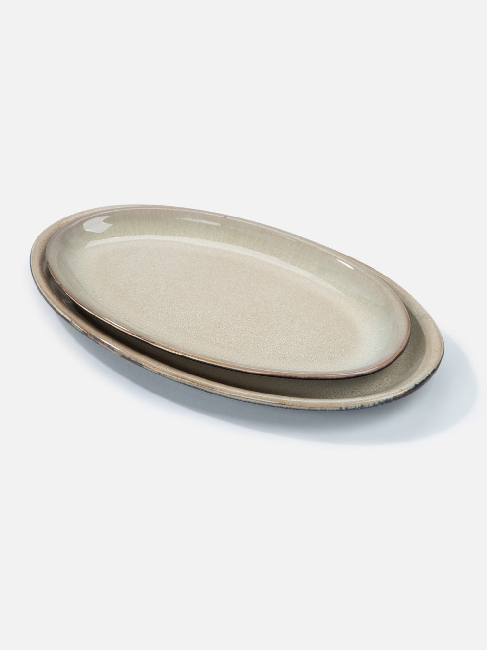 צלחת הגשה אובלית גדולה Marble