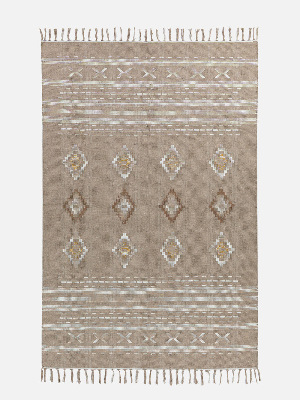 שטיח עבודת יד עם דוגמה שבטית סימטרית Julian