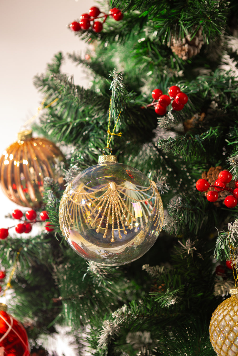 קישוט שקוף גדול