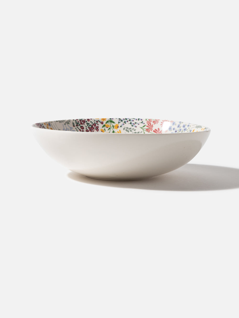 קערת הגשה עגולה מקרמיקה עם הדפס פרחוני Blossom