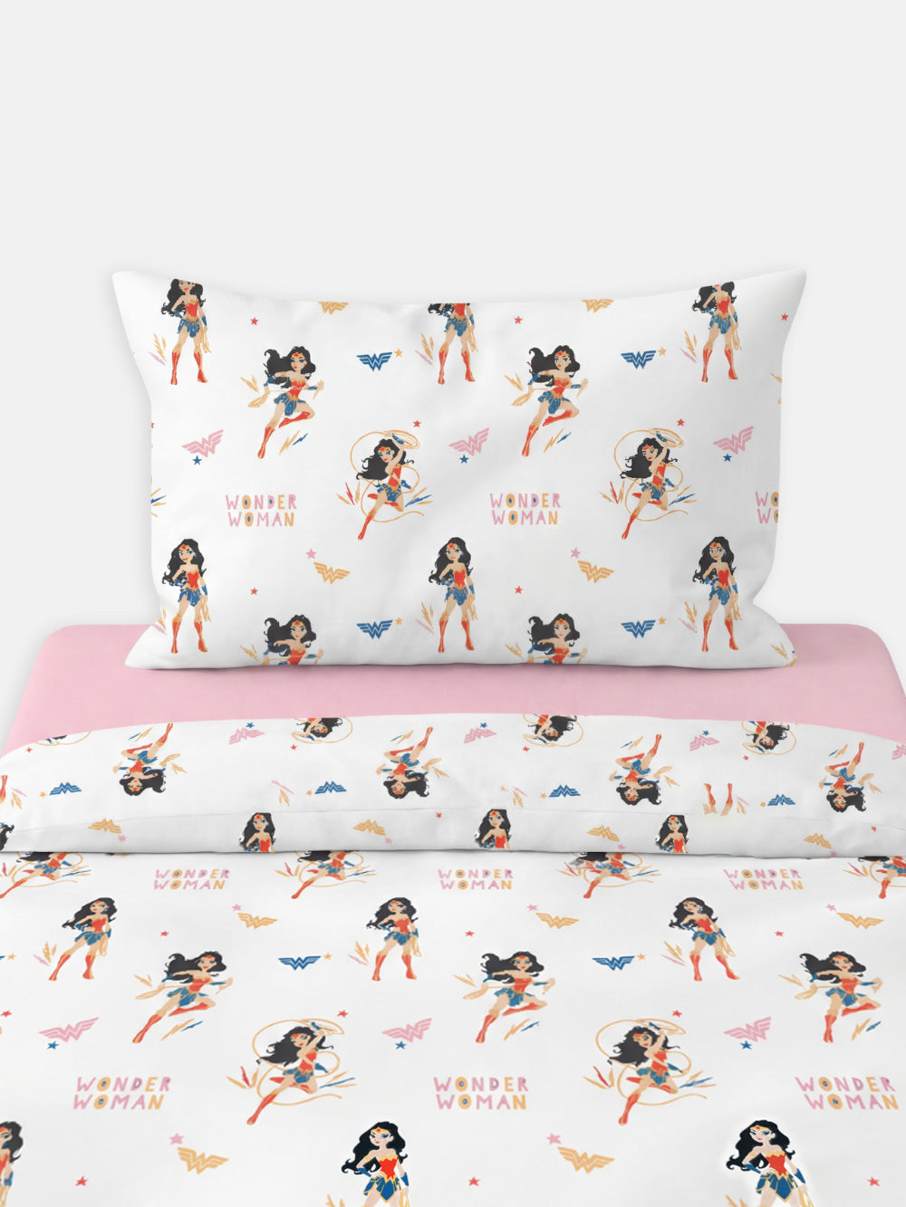 סט מצעים יחיד וונדרוומן לילדים Wonderwoman