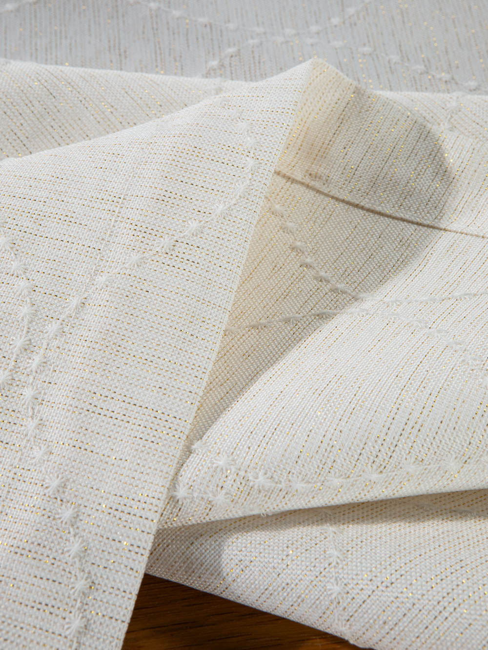 מפת שולחן מלבנית בגוון שמנת Spirit