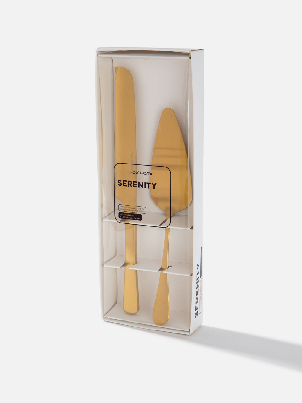 סט כף הגשה וסכין Serenity