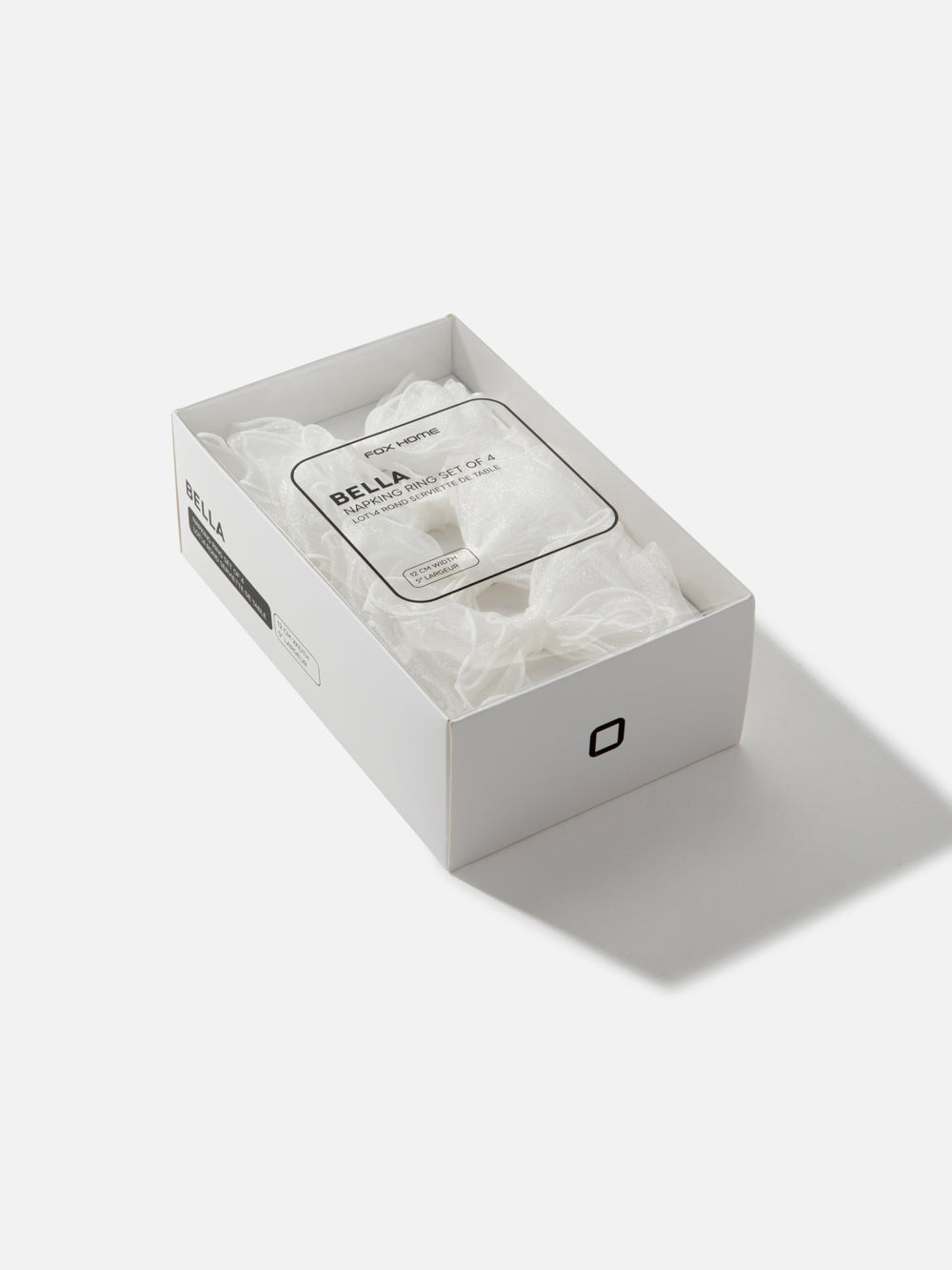 סט 4 חבקי מפיות Bella