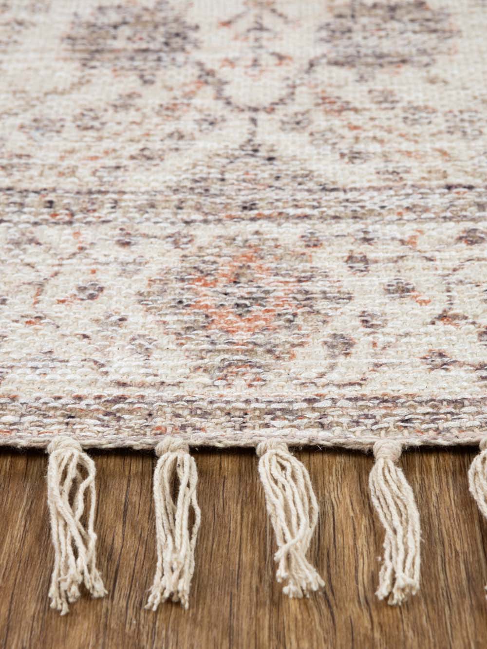 שטיח עבודת יד סגנון אוריינטלי בגווני בז’ וחום Sunset