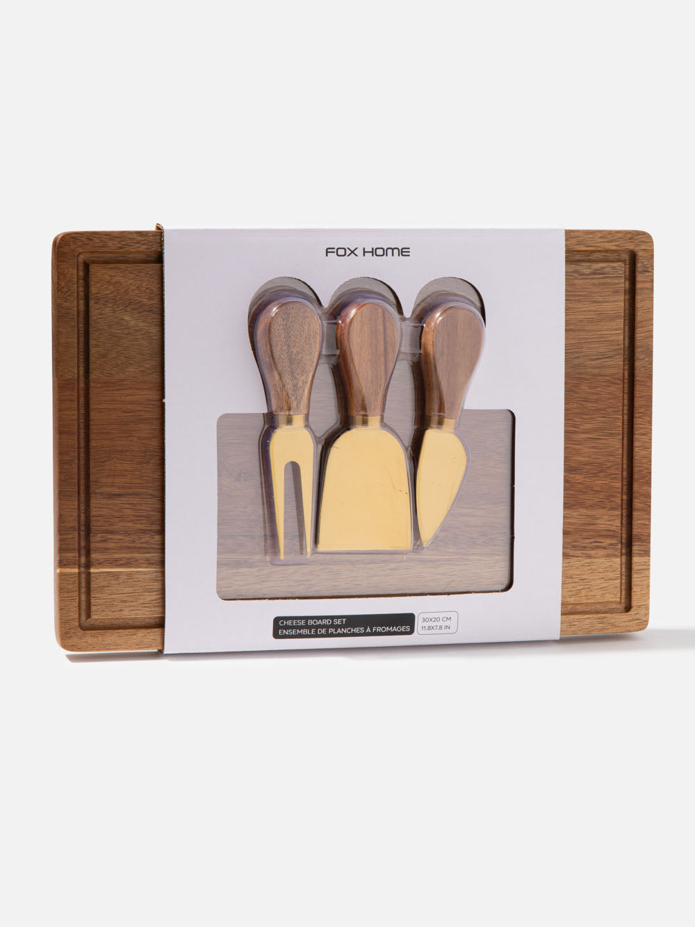 מגש לגבינות עם סכו"ם Crown