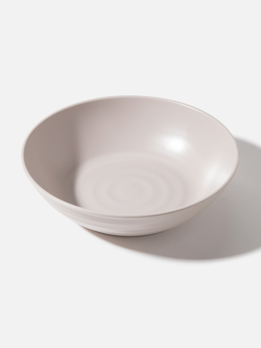 קערת סלט עגולה בגוון קרם Spiral