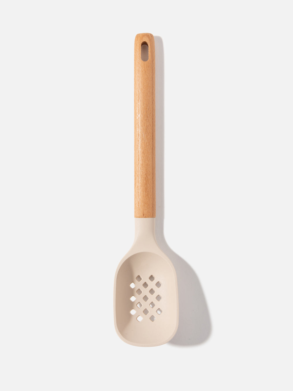 כף מחורצת עץ וסיליקון Calma