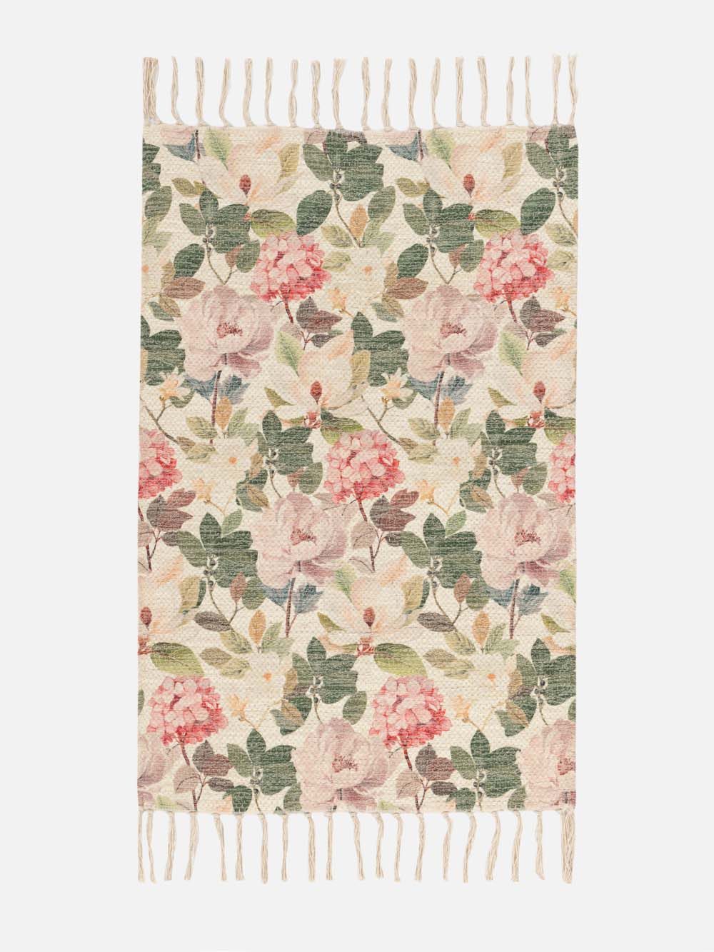 שטיח עבודת יד בעיצוב פרחוני רומנטי Violet