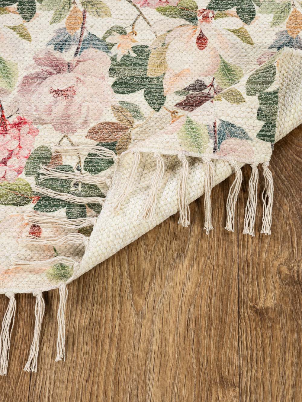 שטיח עבודת יד בעיצוב פרחוני רומנטי Violet