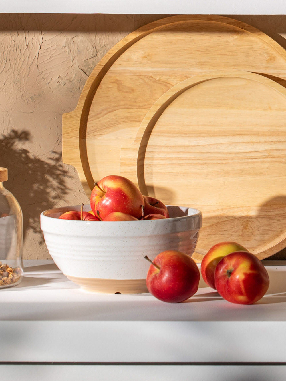 קערת הגשה 26 ס"מ מקרמיקה בגוון לבן Minty