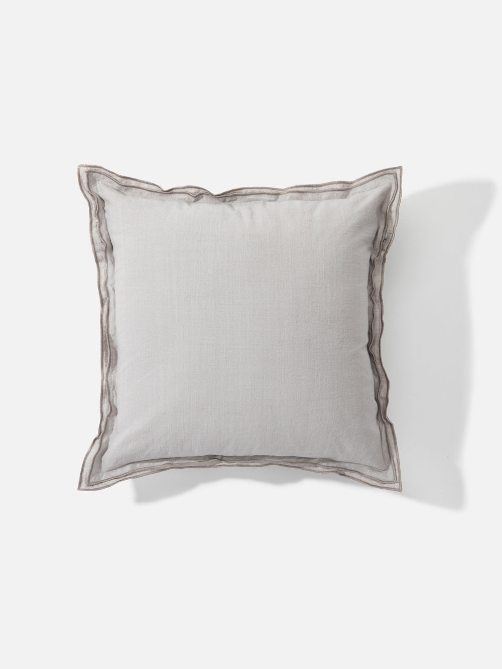 כרית נוי מרובעת עשויה בד איכותי בגוון אפור Hill