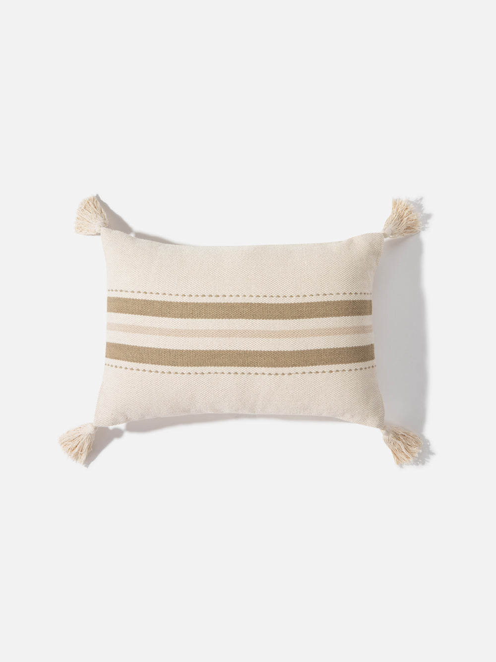 כרית נוי מלבנית בגווני שמנת ובז’ Arlin