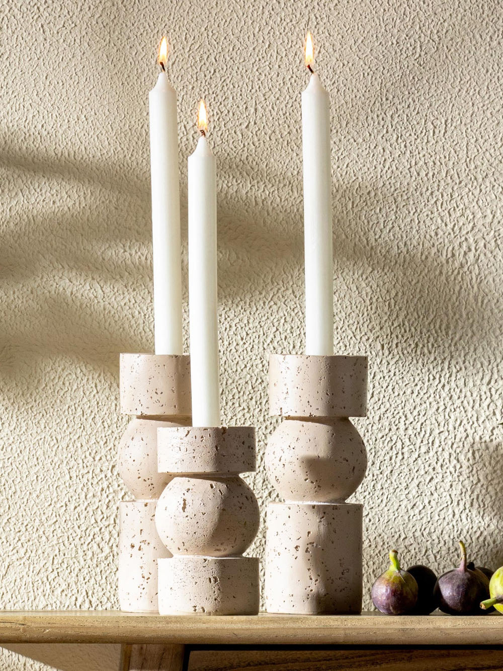 פמוט גדול Marble