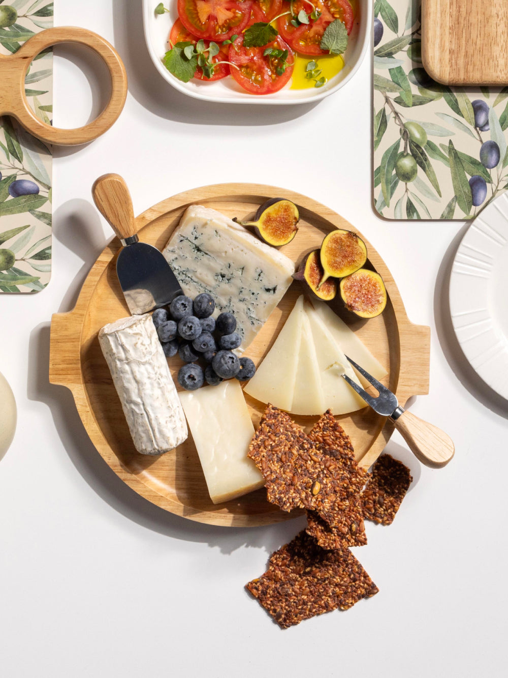 מגש עגול גדול Woody