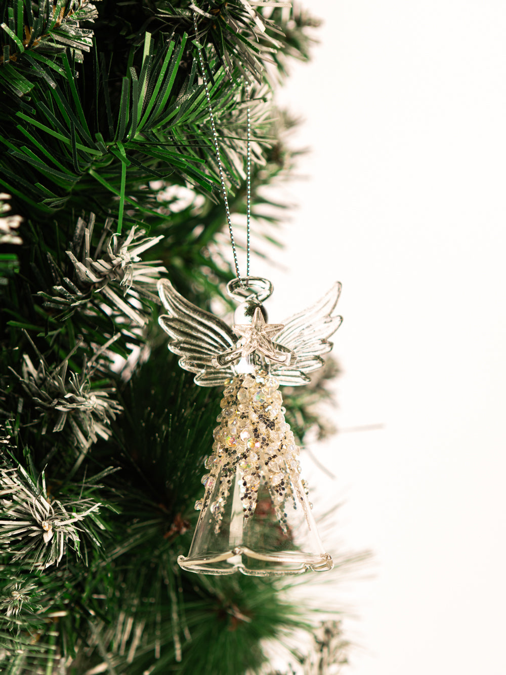 קישוט מלאך שקוף