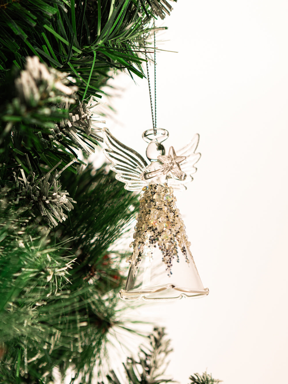 קישוט מלאך שקוף