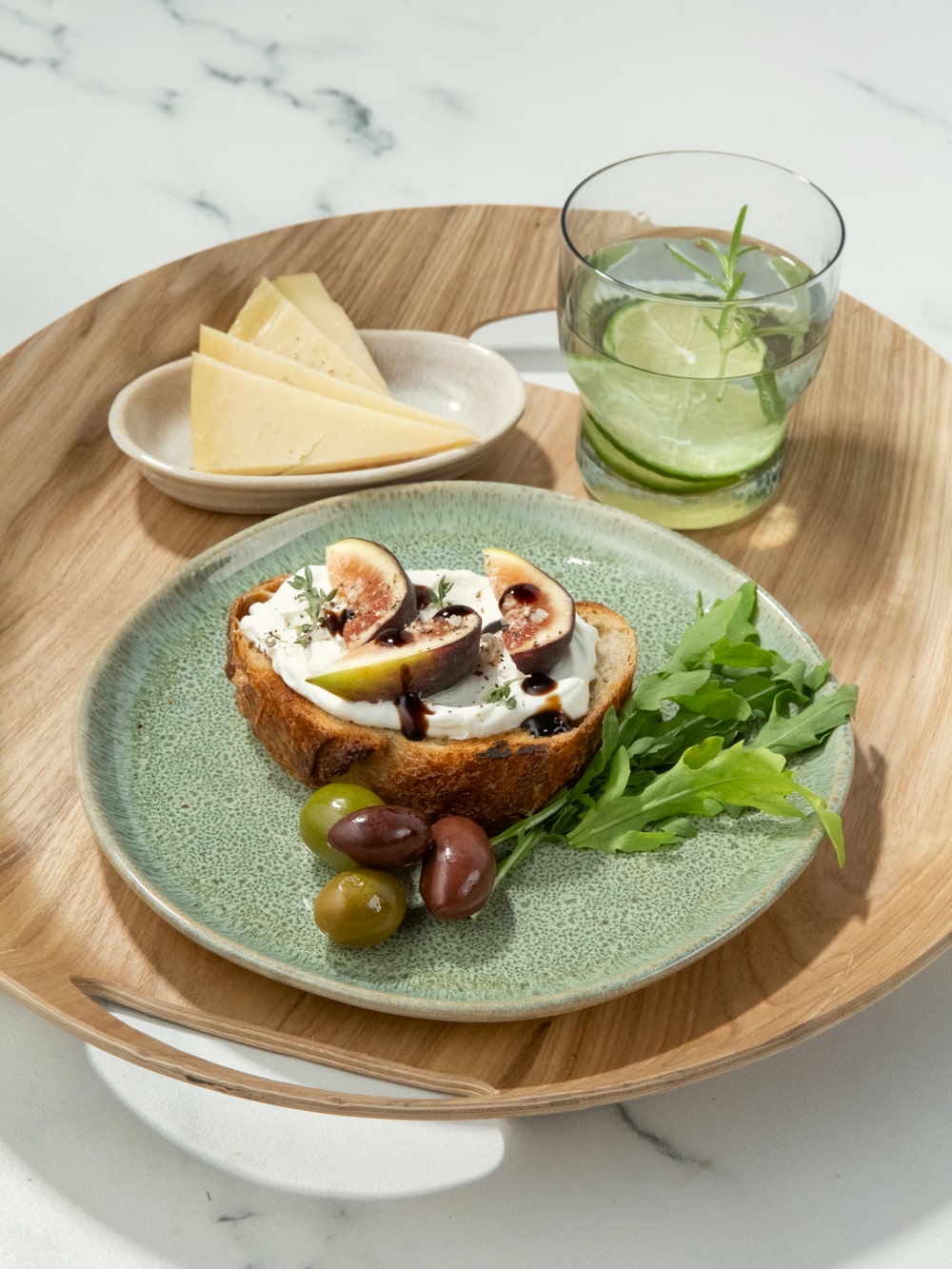 מגש עם ידיות Matcha