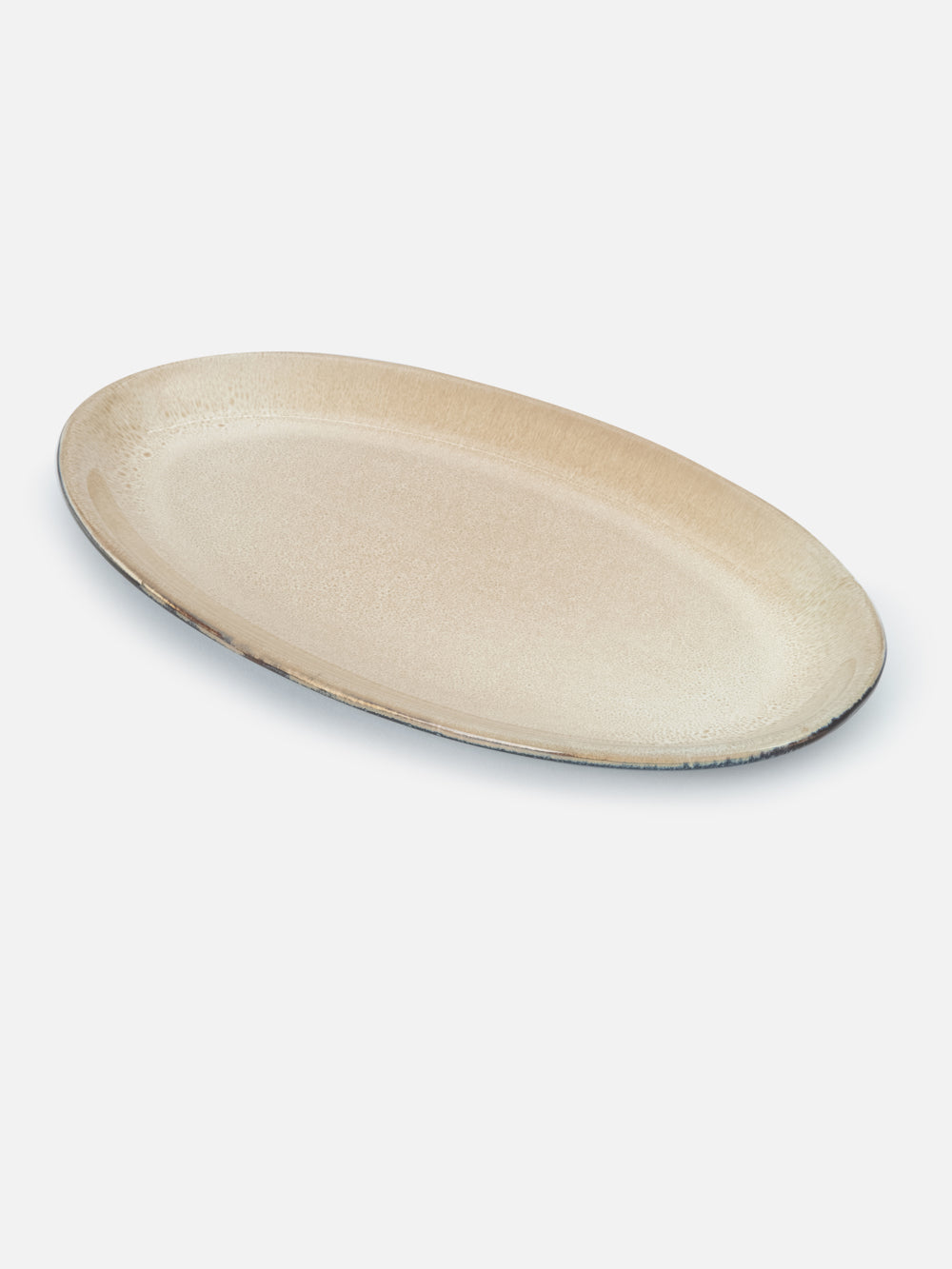 צלחת הגשה אובלית גדולה Marble