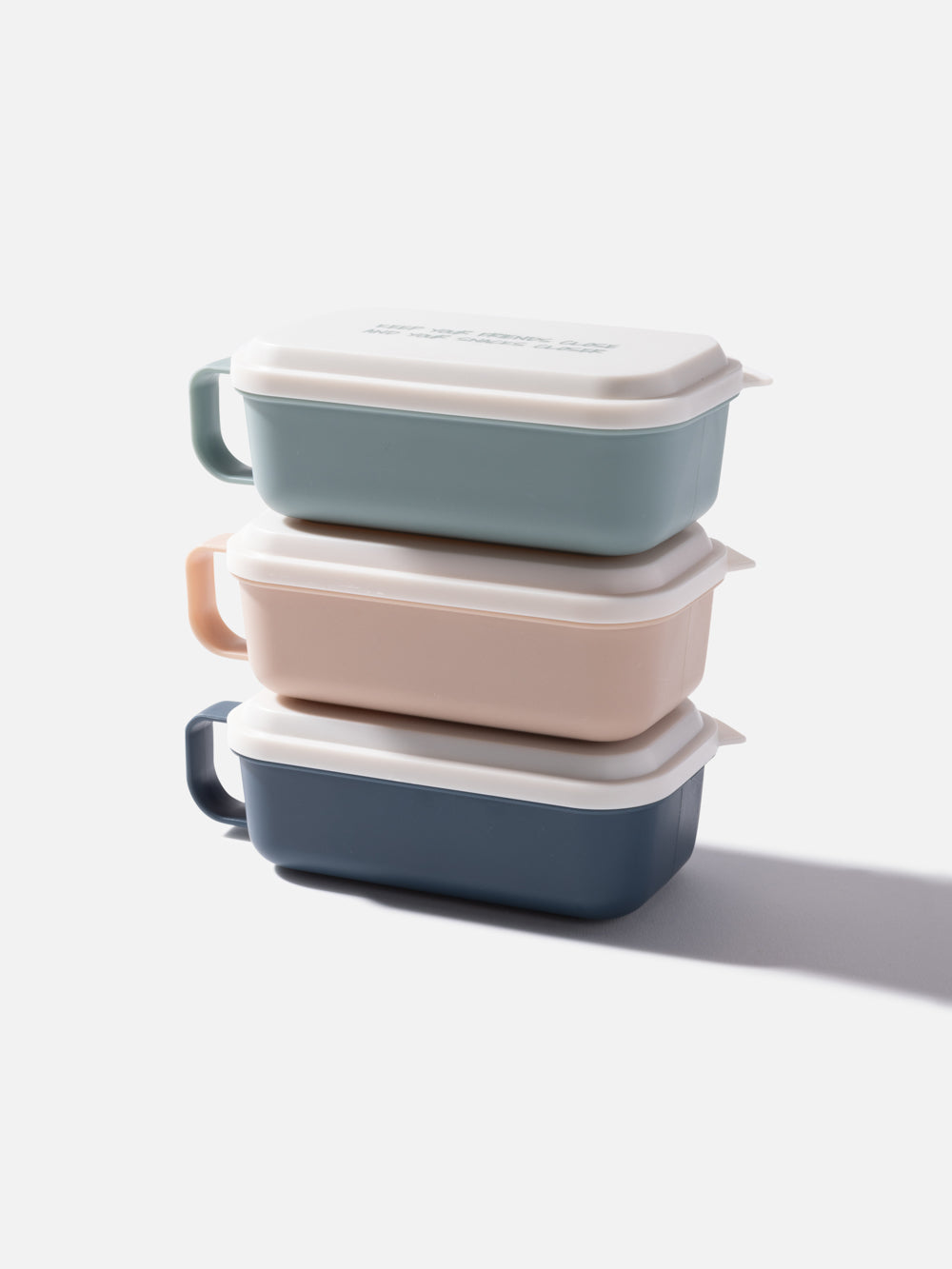 סט שלוש קופסאות אחסון קומפקטיות