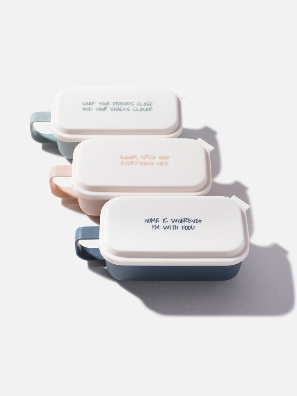 סט שלוש קופסאות אחסון קומפקטיות