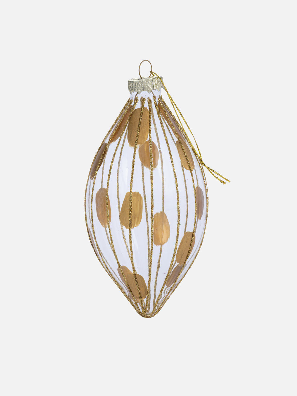 קישוט זהב מוארך