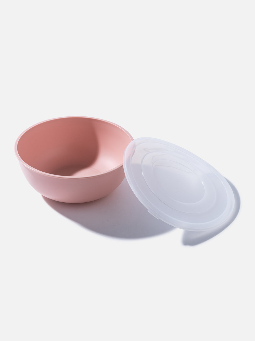 קופסת אחסון לאוכל מפלסטיק בצבע ורוד