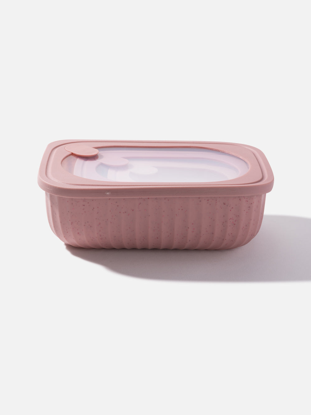 סט שלוש קופסאות אוכל עשויות פלסטיק קשיח בגווני ורוד