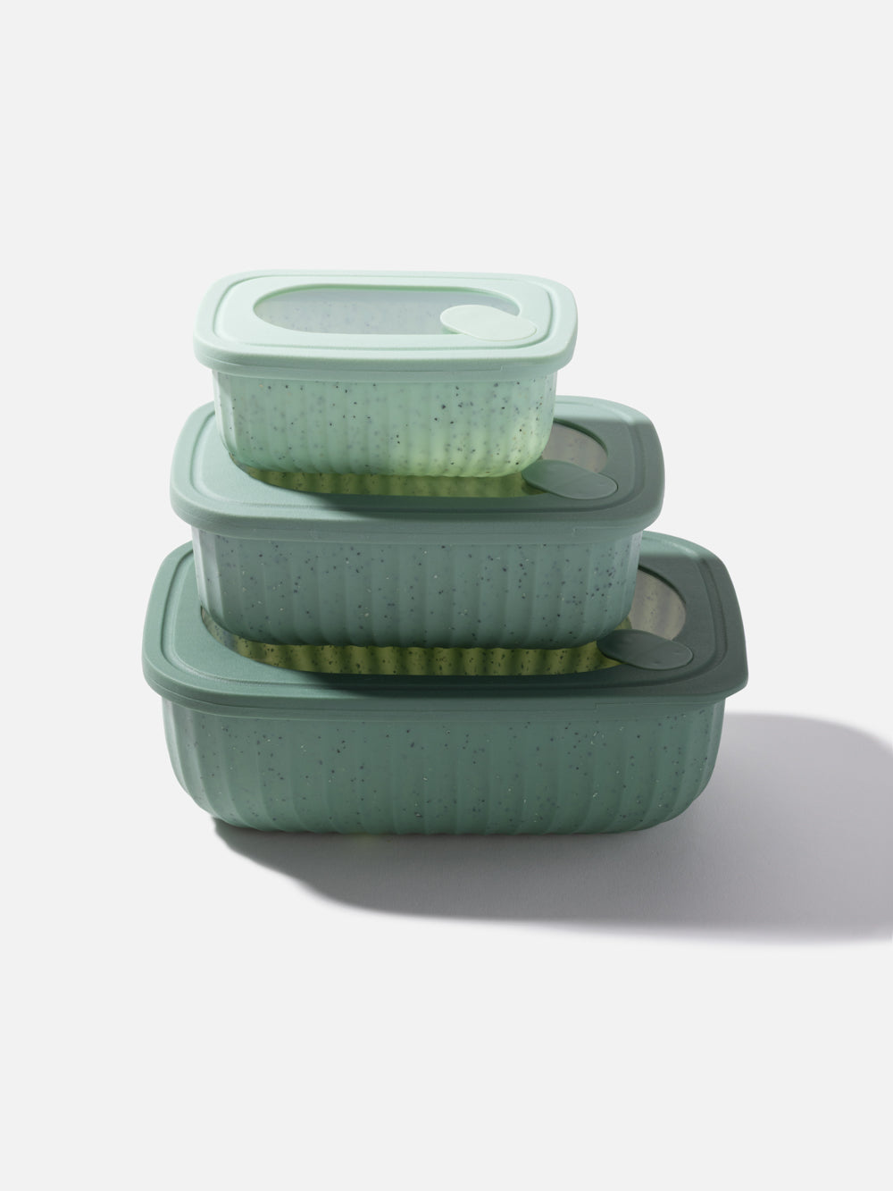 סט שלוש קופסאות אוכל עם פקק סיליקון לשמירה על טריות