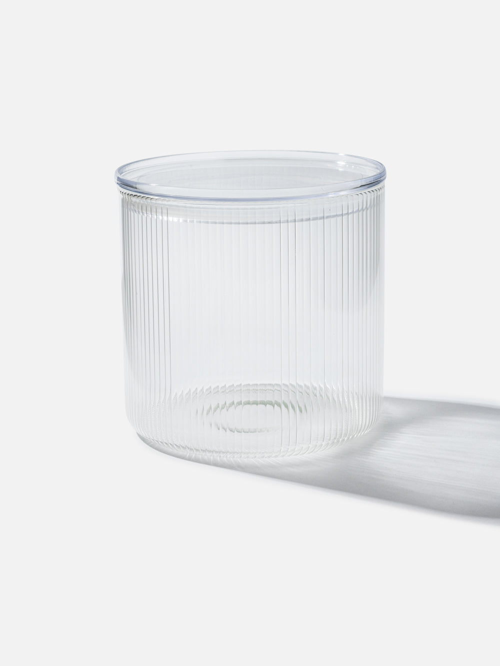 צנצנת זכוכית Plisse