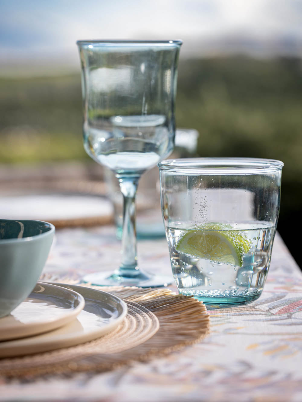 כוס פלסטיק שקופה בגוון ירקרק עדין Kai