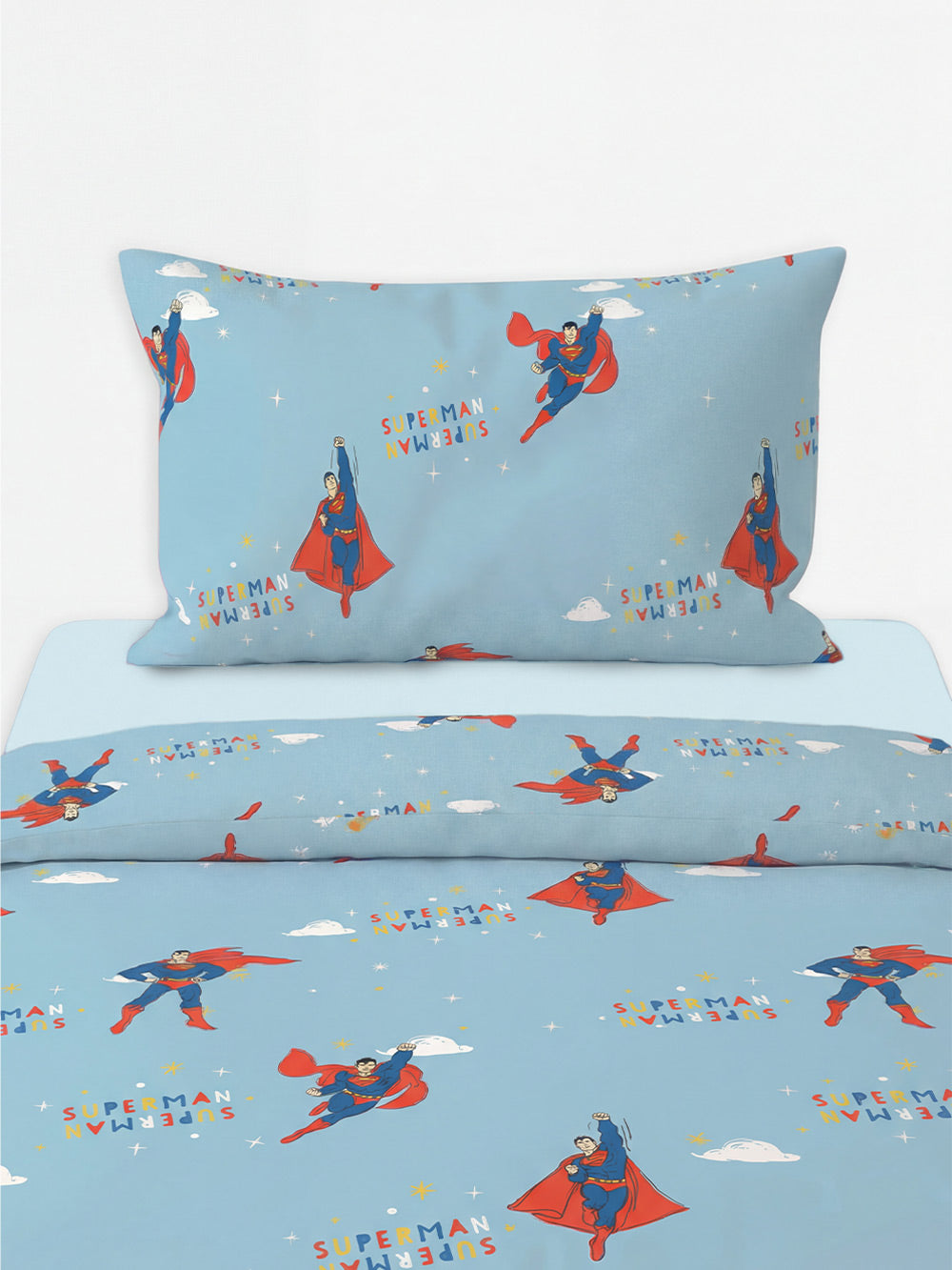 סט מצעים יחיד לילדים SUPERMAN FLY