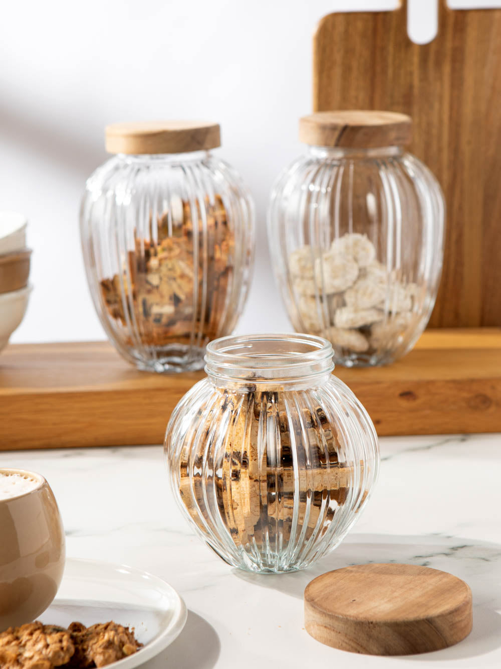 צנצנת זכוכית 1 ליטר Gaya S