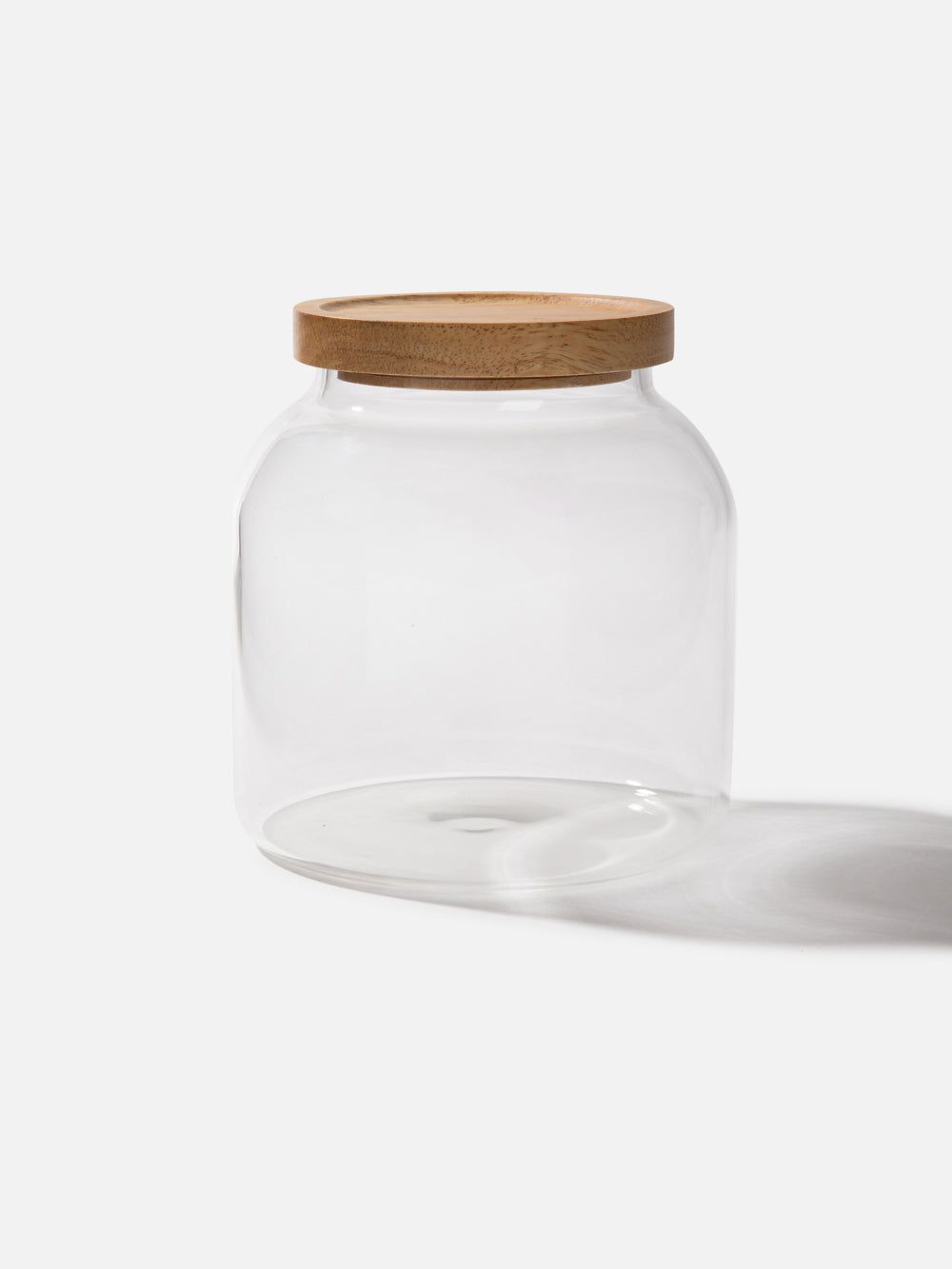 צנצנת זכוכית בינונית Timber