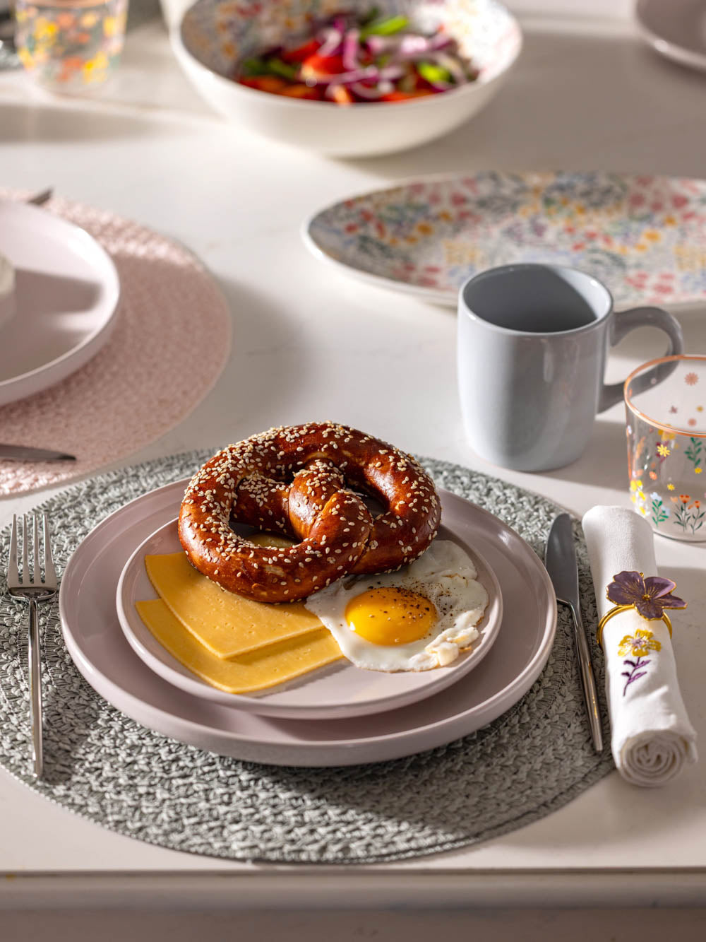 סט 4 מפיות בד Blossom