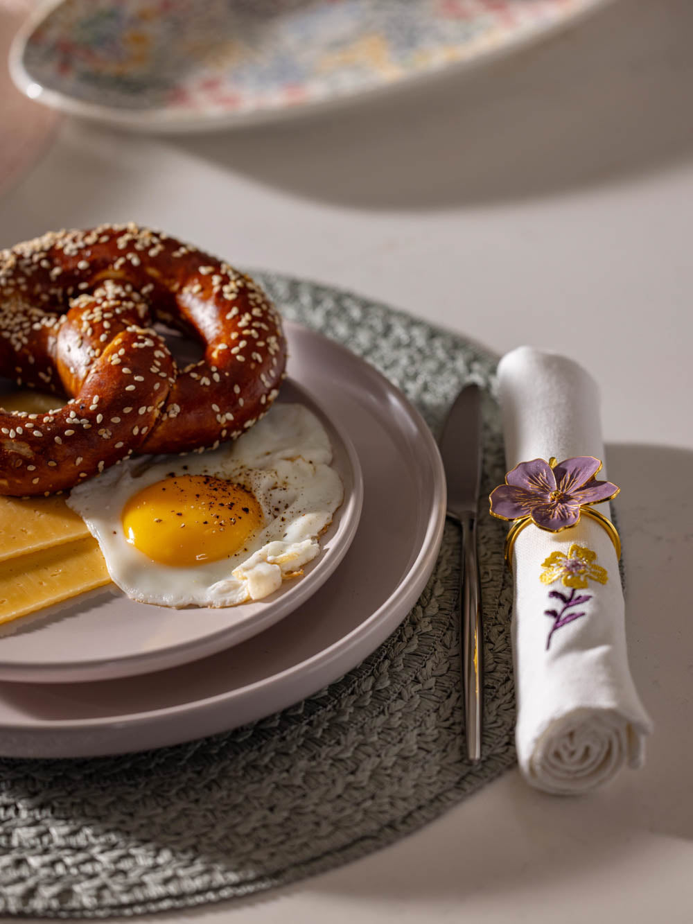 סט 4 מפיות בד Blossom