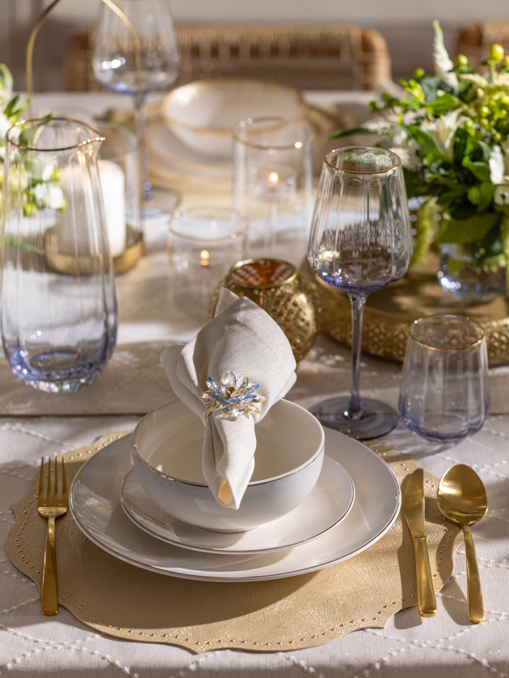 פלייסמט בגוון זהב שמפניה Spirit