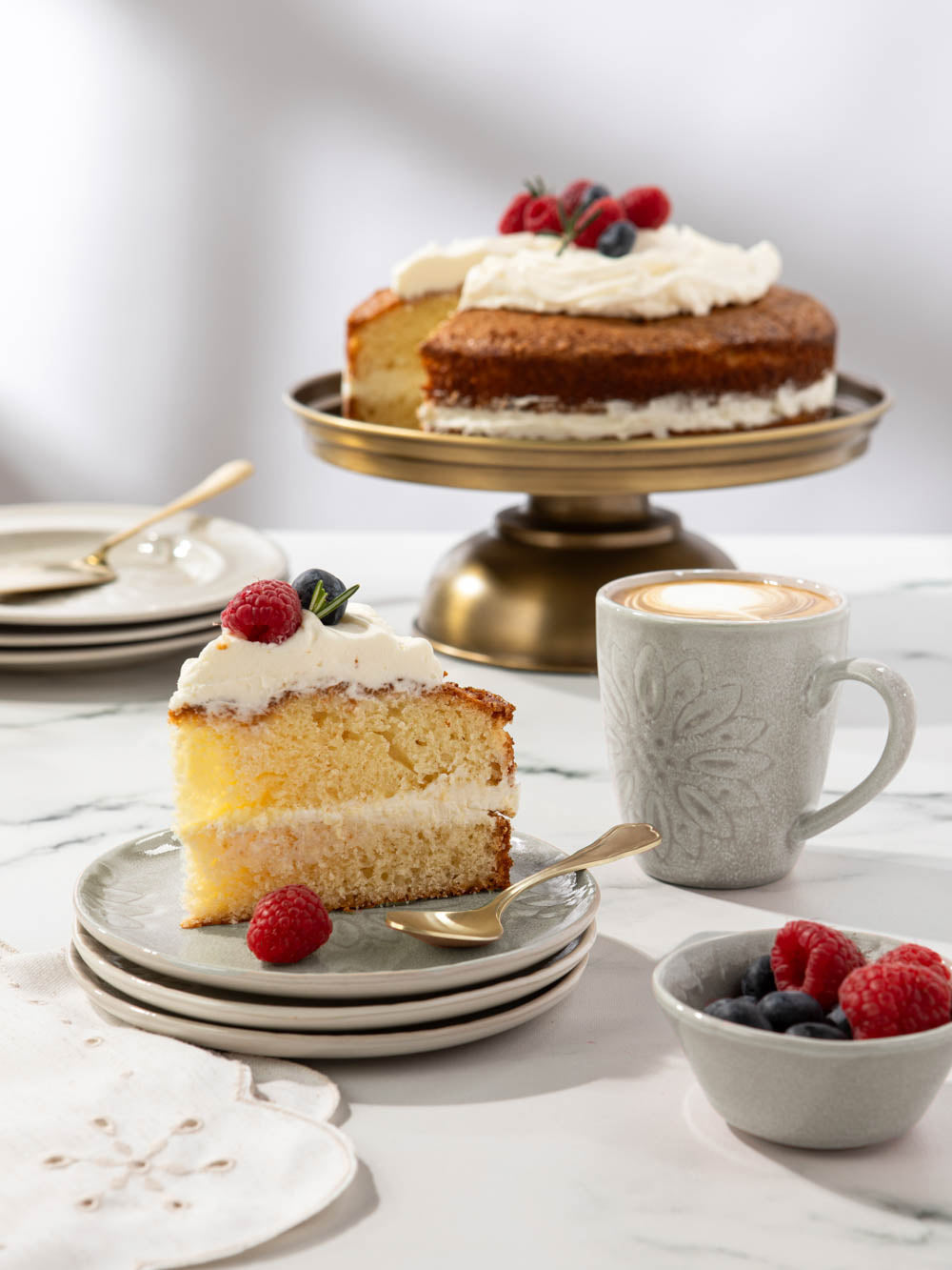 מאג מקרמיקה בגוון קרם Charm