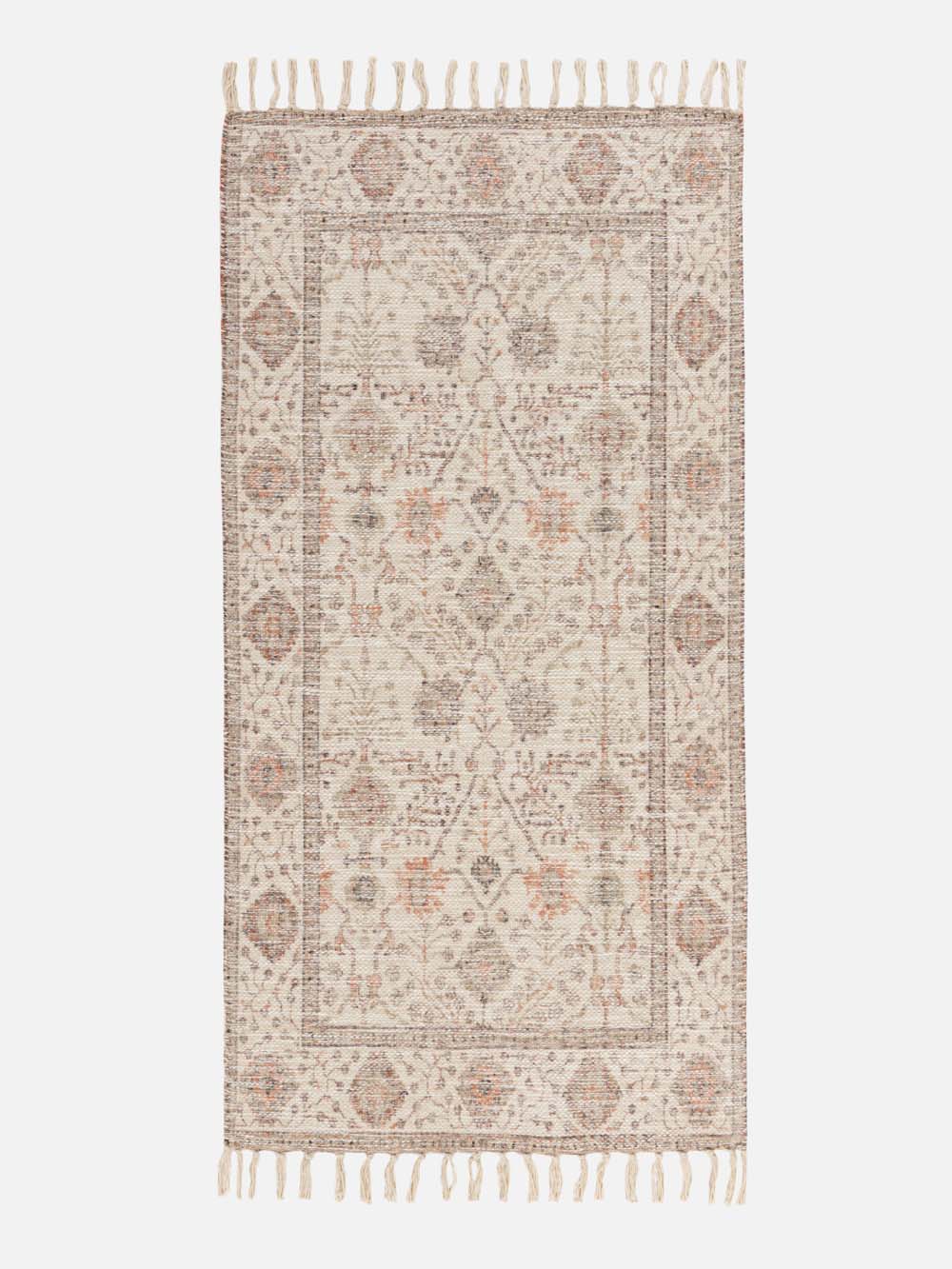 שטיח עבודת יד סגנון אוריינטלי בגווני בז’ וחום  Sunset