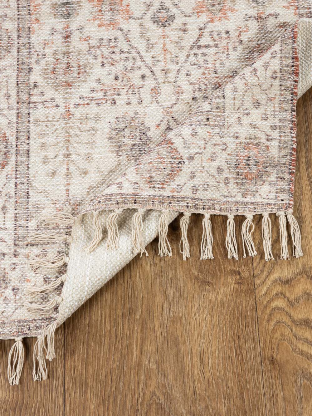 שטיח עבודת יד סגנון אוריינטלי בגווני בז’ וחום  Sunset