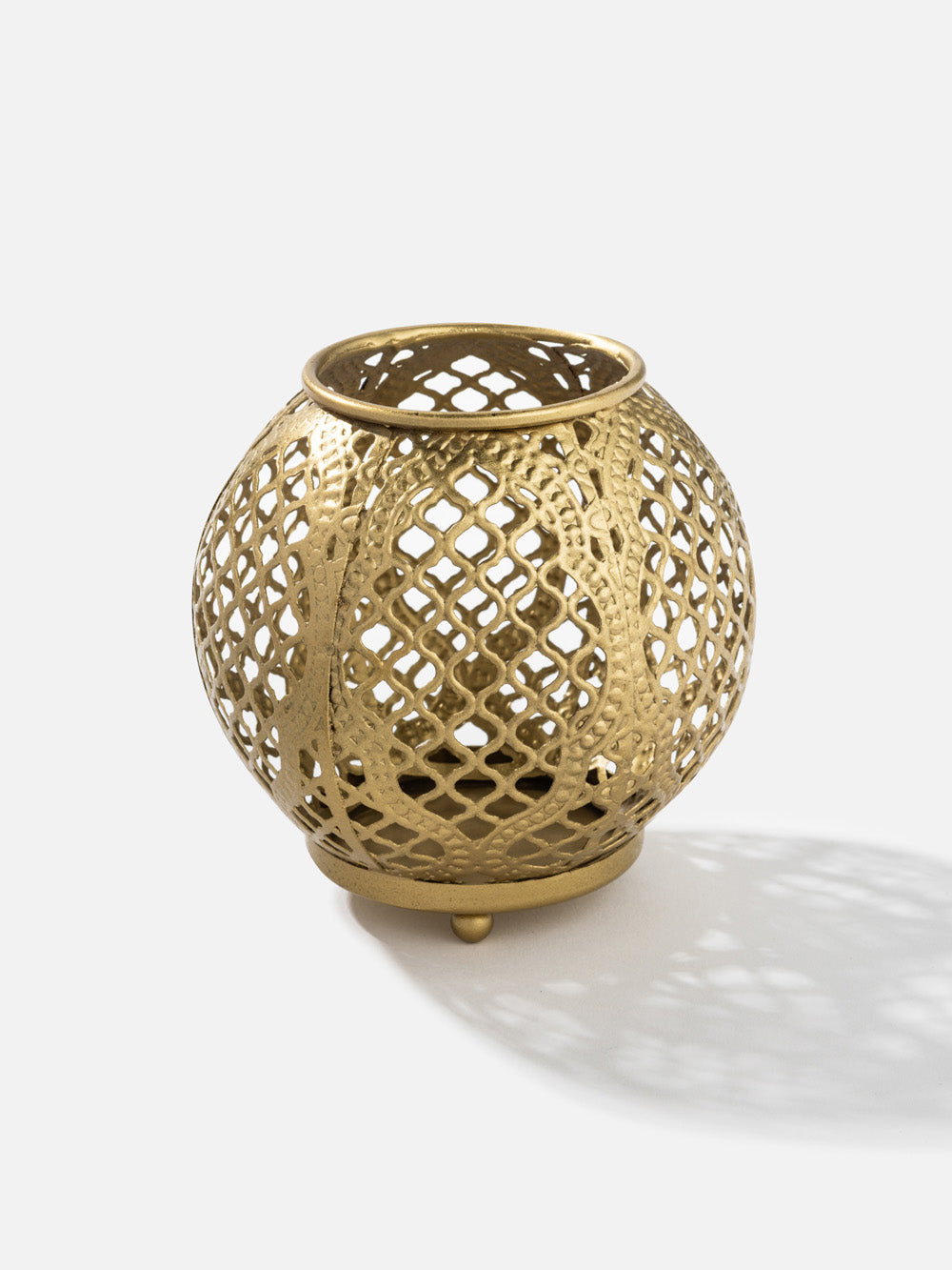 עששית ממתכת בגוון זהב מט Spirit