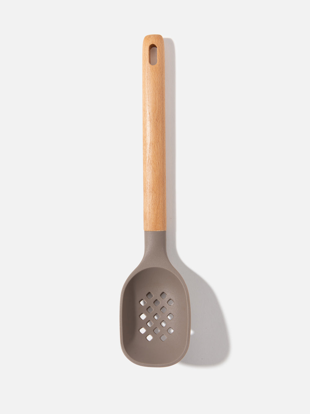 כף מחורצת עץ וסיליקון Calma