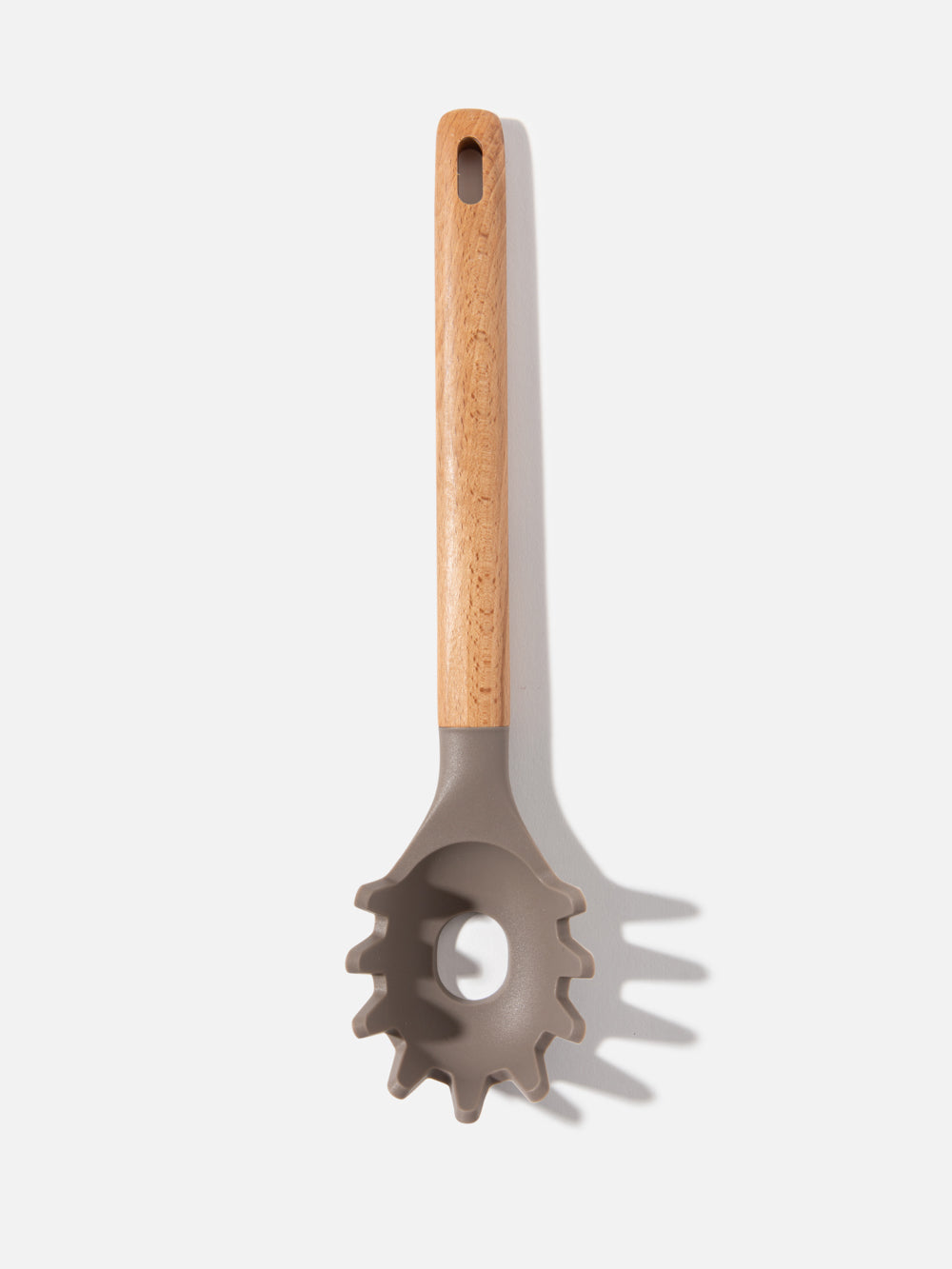 כף ספגטי עץ וסיליקון Calma