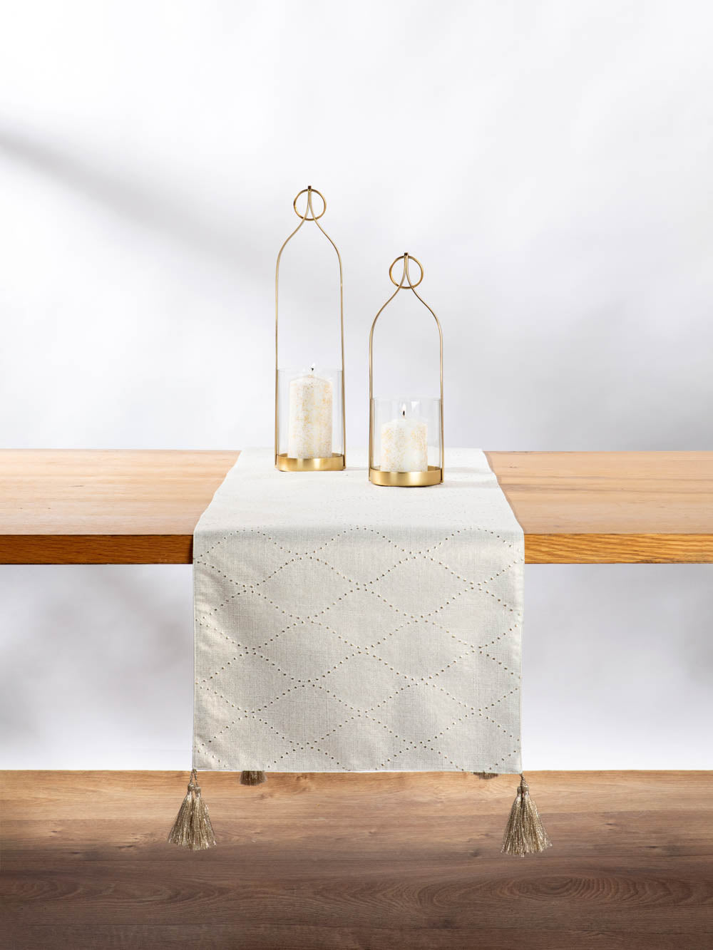 עששית מתכת בגוון זהב מט M Sky